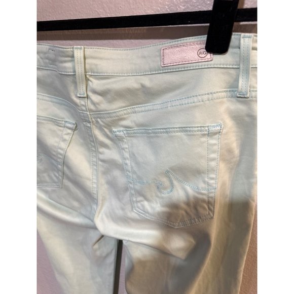 Adriano Goldschmied 26W The Stilt Cigarette Jeans Mint Green - Picture 9 of 14